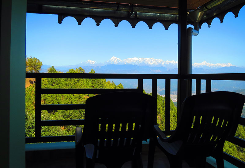 Himalaya view from room