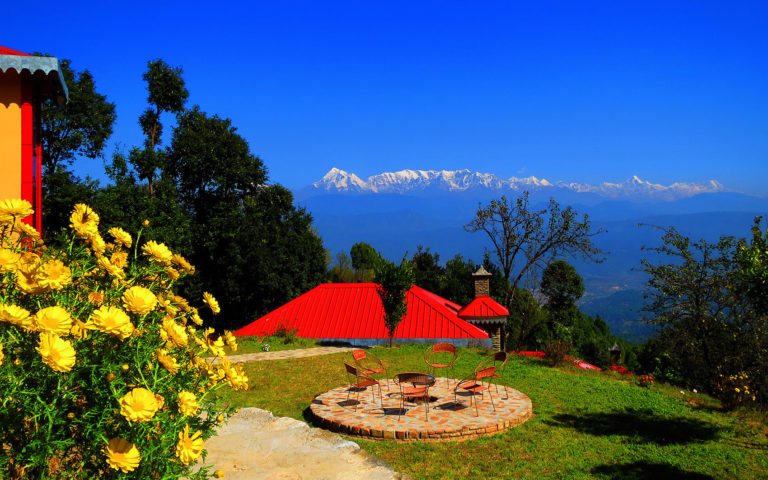 hotel-in-kausani-uttarakhand-mountain view